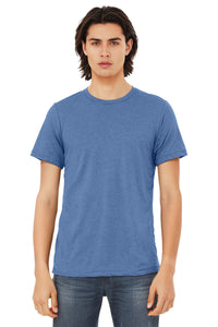 Bella+Canvas 3413 Triblend T-Shirt - Blue Triblend