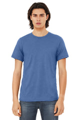Bella+Canvas 3413 Triblend T-Shirt - Solid Blue Triblend
