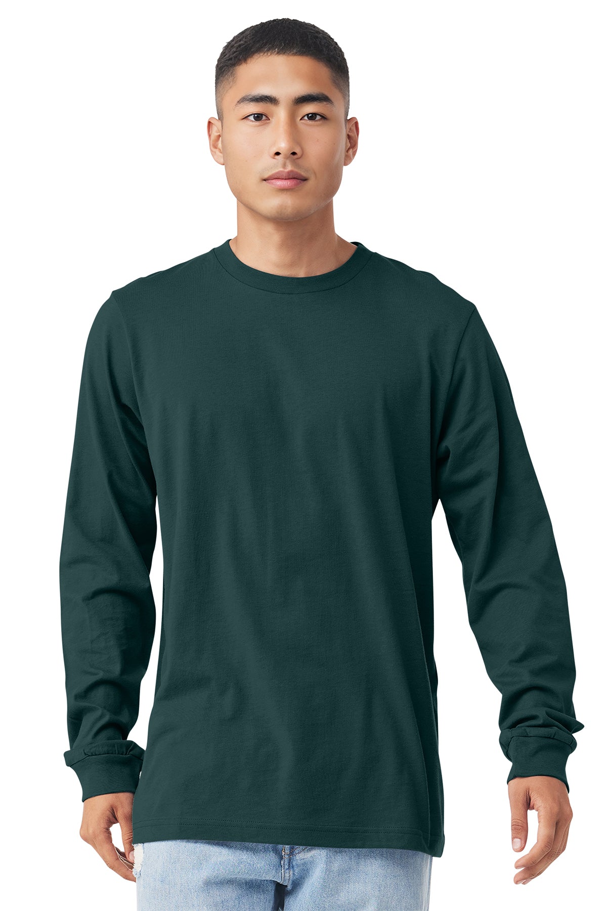 3501 Bella + Canvas Unisex Jersey Long-Sleeve T-Shirt - Atlantic