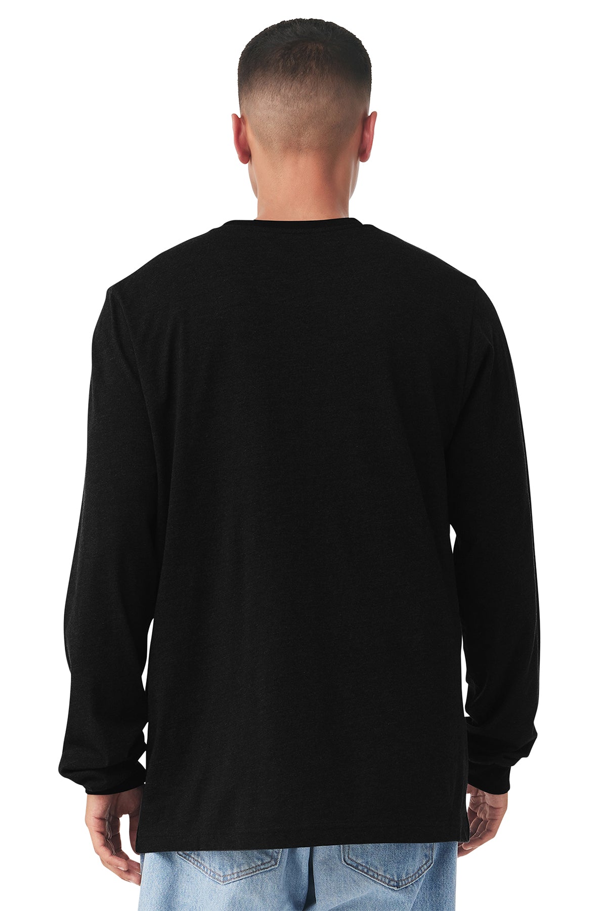 3501 Bella + Canvas Unisex Jersey Long-Sleeve T-Shirt back