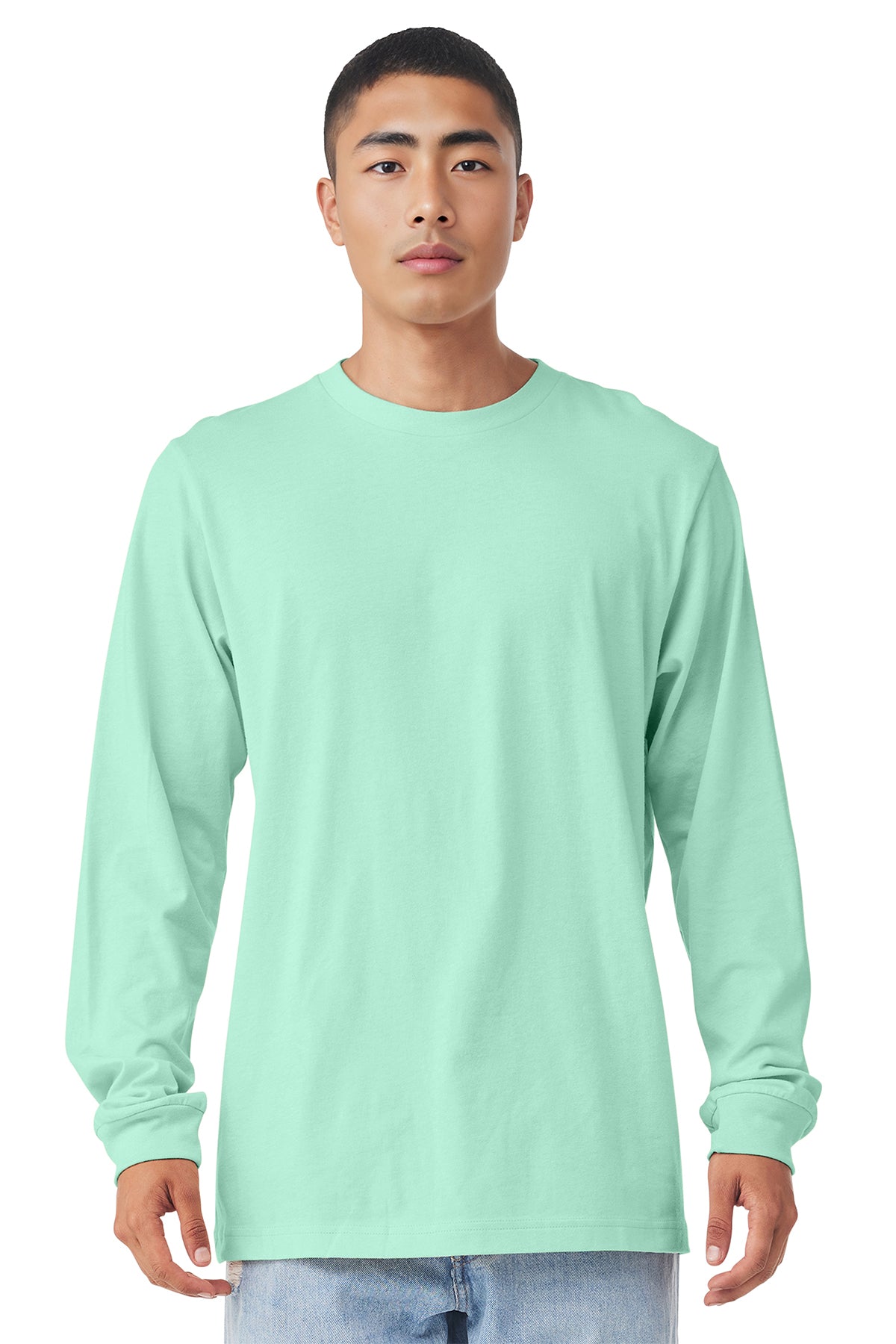 3501 Bella + Canvas Unisex Jersey Long-Sleeve T-Shirt - Mint