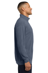 Unisex Garment-Dyed Quarter-Zip Sweatshirt