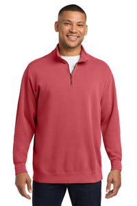 Unisex Garment-Dyed Quarter-Zip Sweatshirt