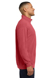 Unisex Garment-Dyed Quarter-Zip Sweatshirt