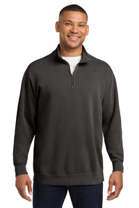 Unisex Garment-Dyed Quarter-Zip Sweatshirt