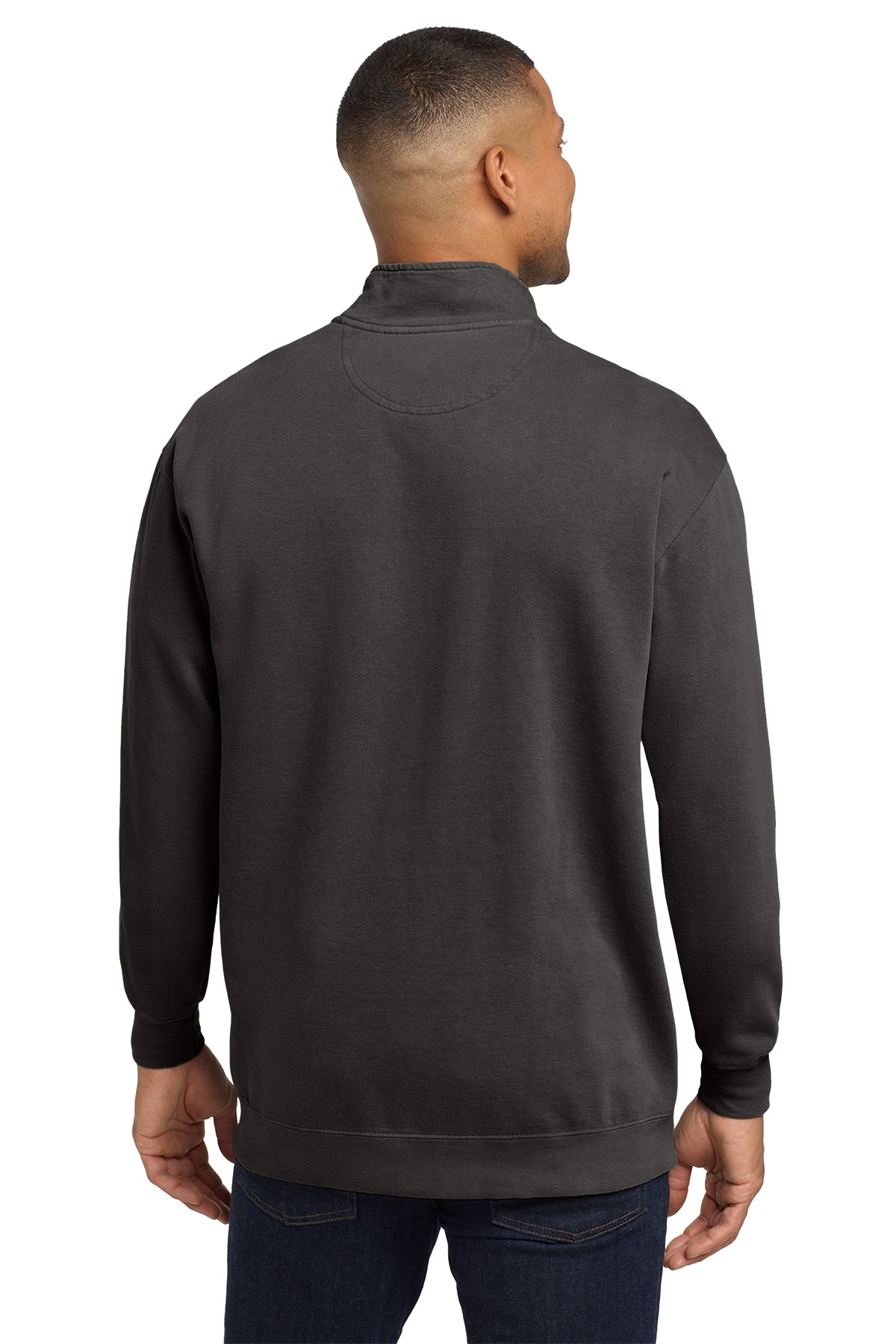 Unisex Garment-Dyed Quarter-Zip Sweatshirt