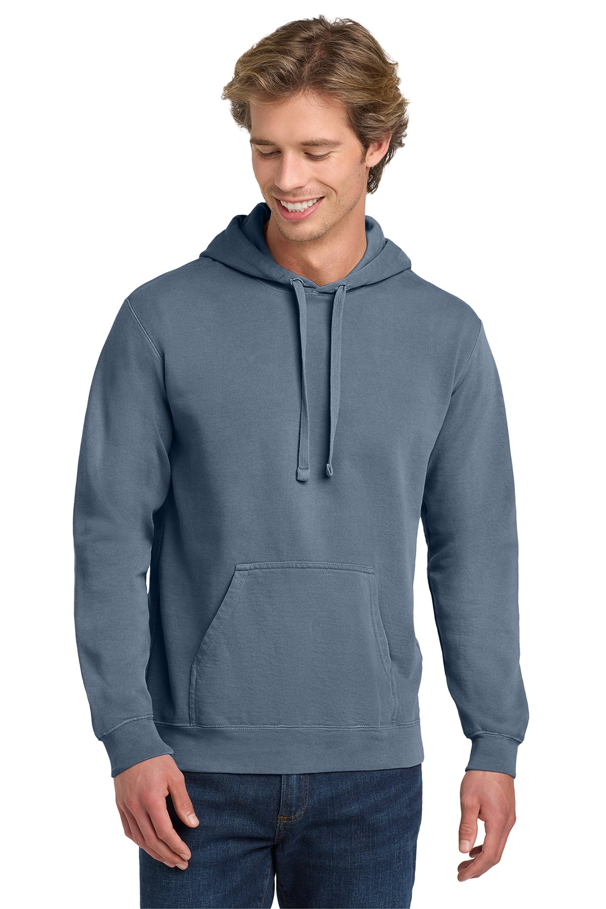 Unisex Garment-Dyed Hooded Sweatshirt