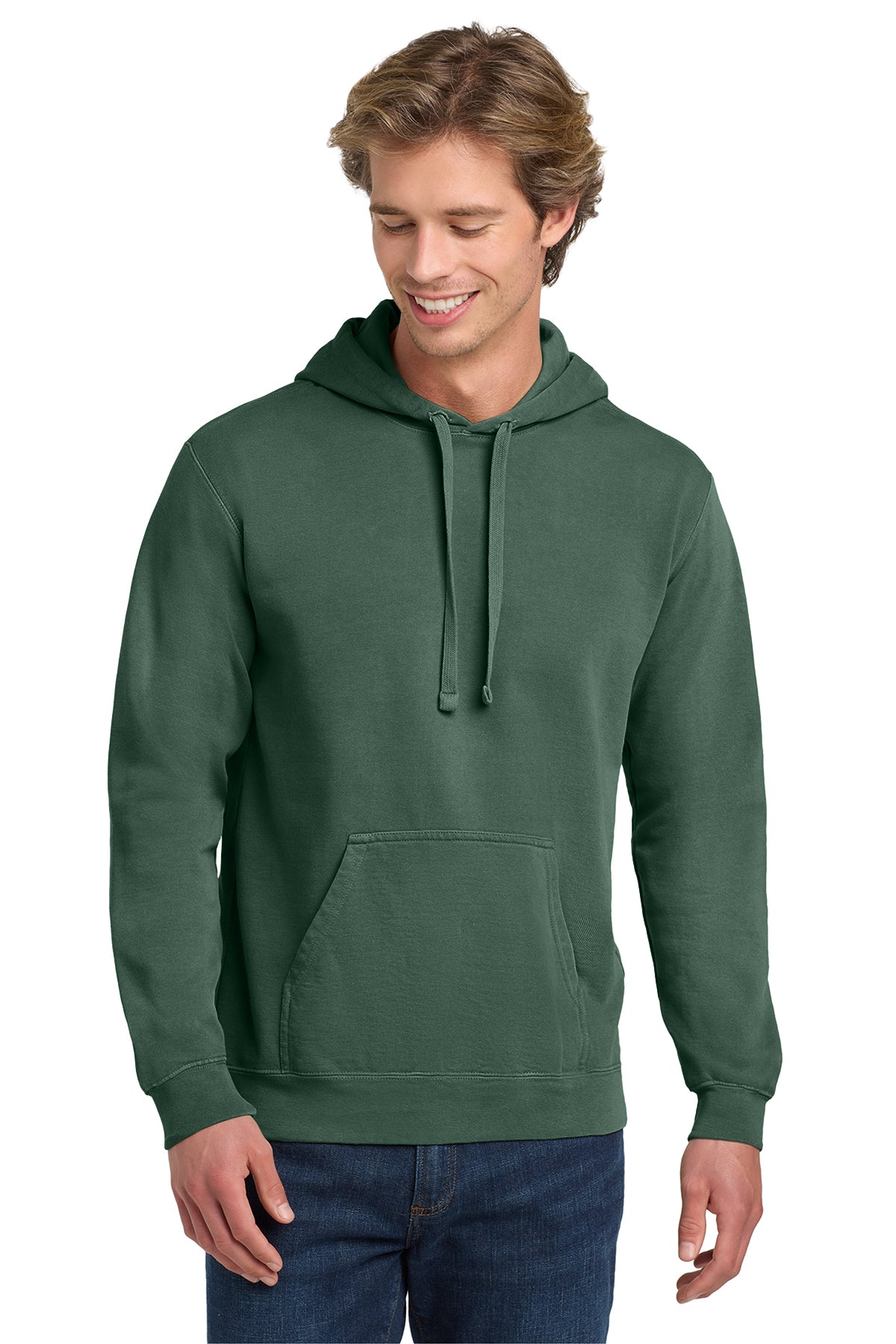 Unisex Garment-Dyed Hooded Sweatshirt