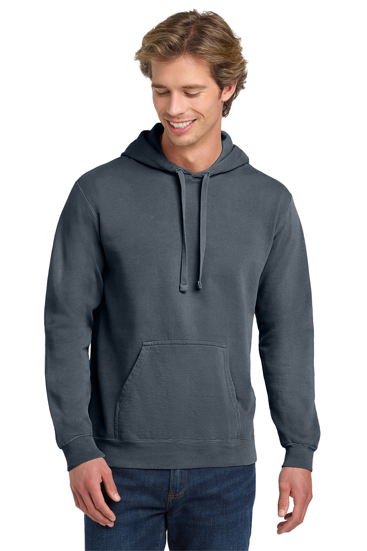 Unisex Garment-Dyed Hooded Sweatshirt