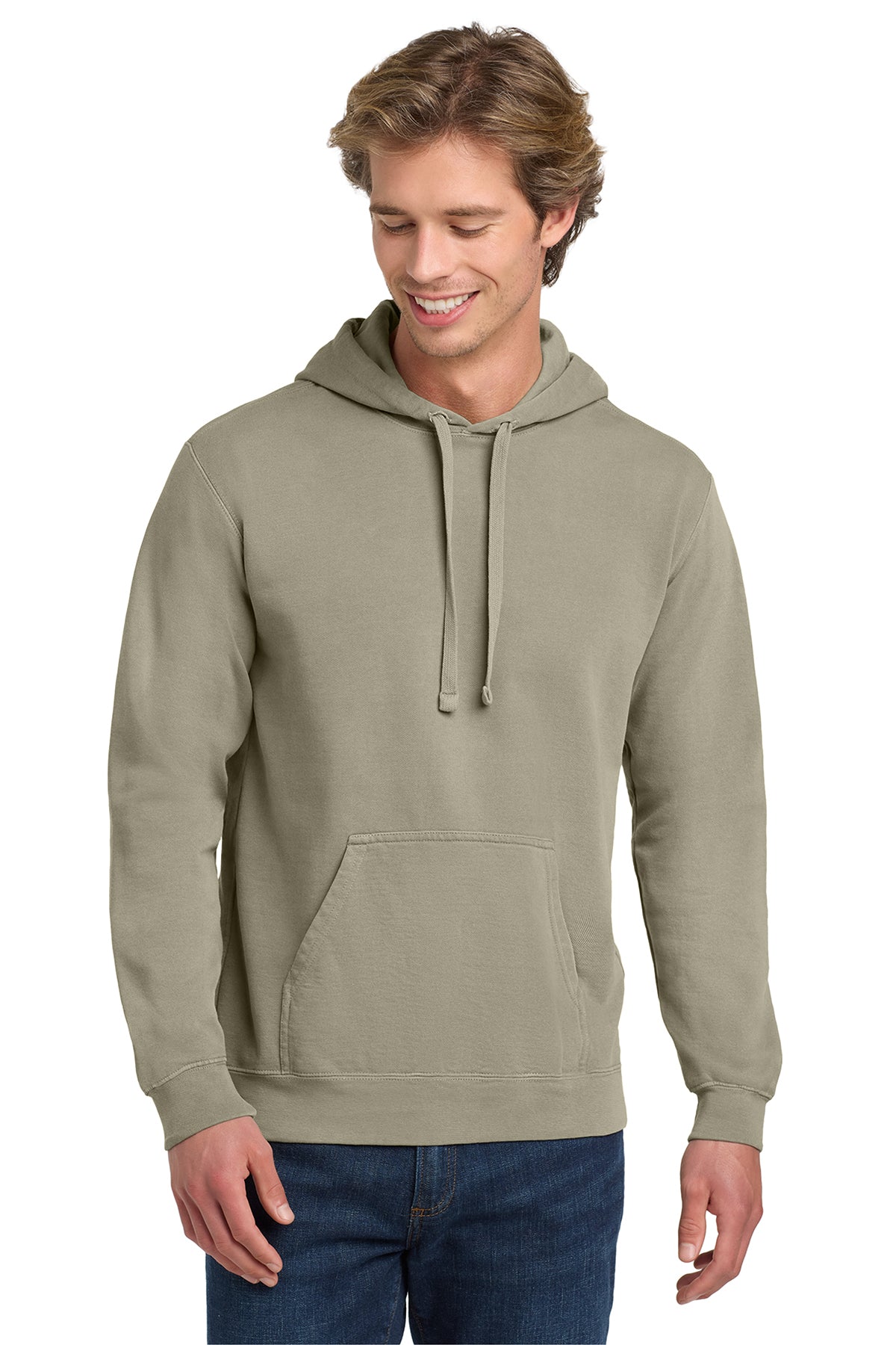 Unisex Garment-Dyed Hooded Sweatshirt