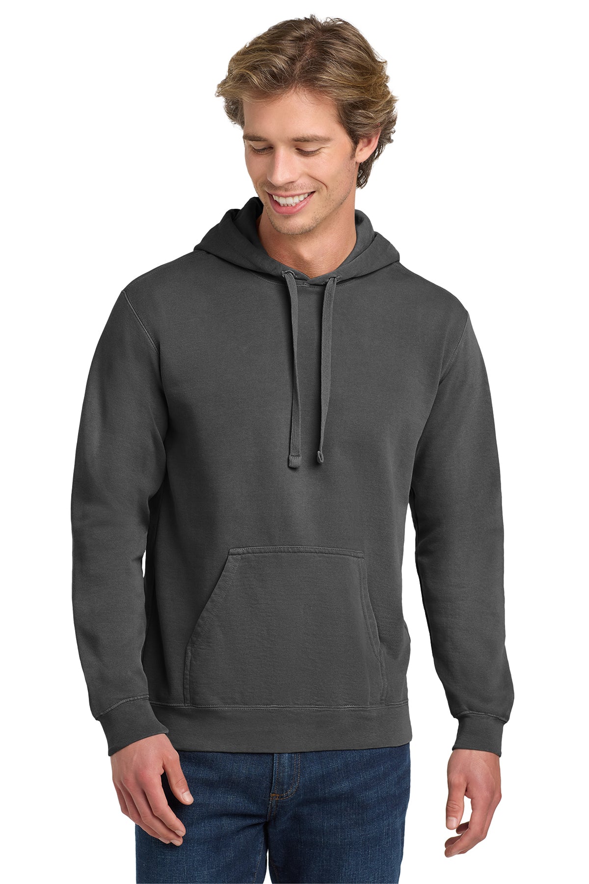 Unisex Garment-Dyed Hooded Sweatshirt