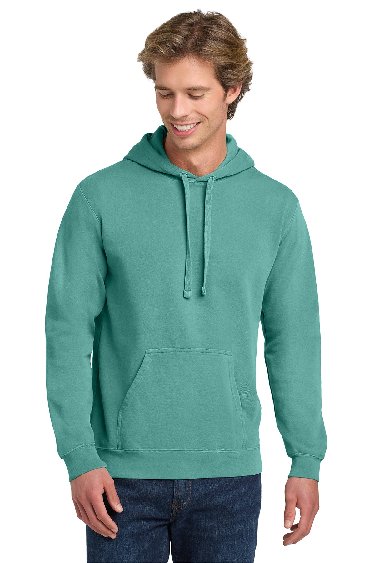 Unisex Garment-Dyed Hooded Sweatshirt