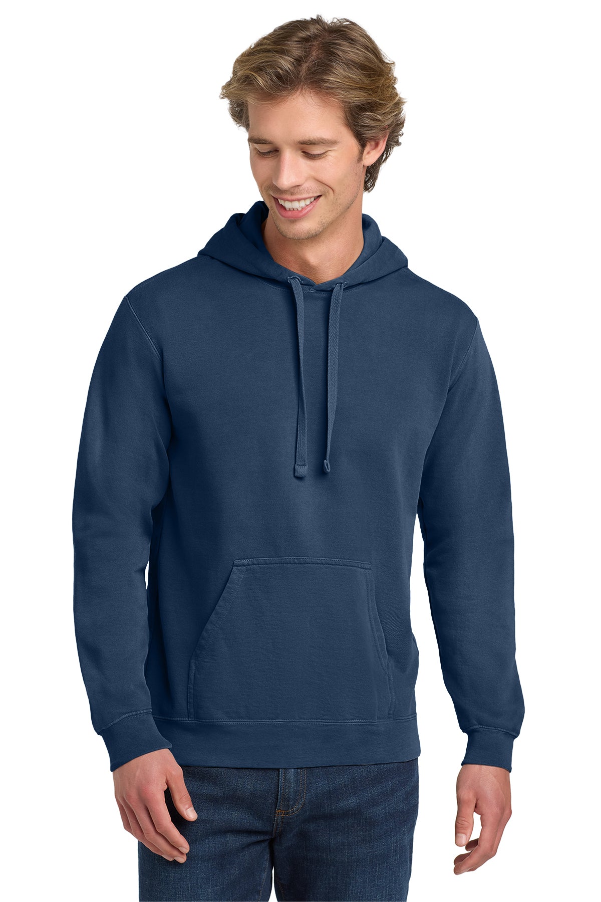 Unisex Garment-Dyed Hooded Sweatshirt