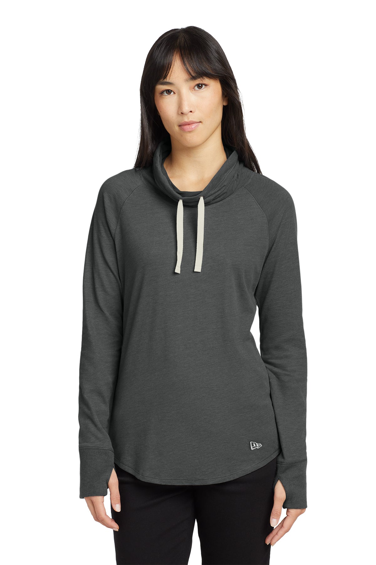LNEA123 New Era® Women's Sueded Cotton Blend Cowl Tee