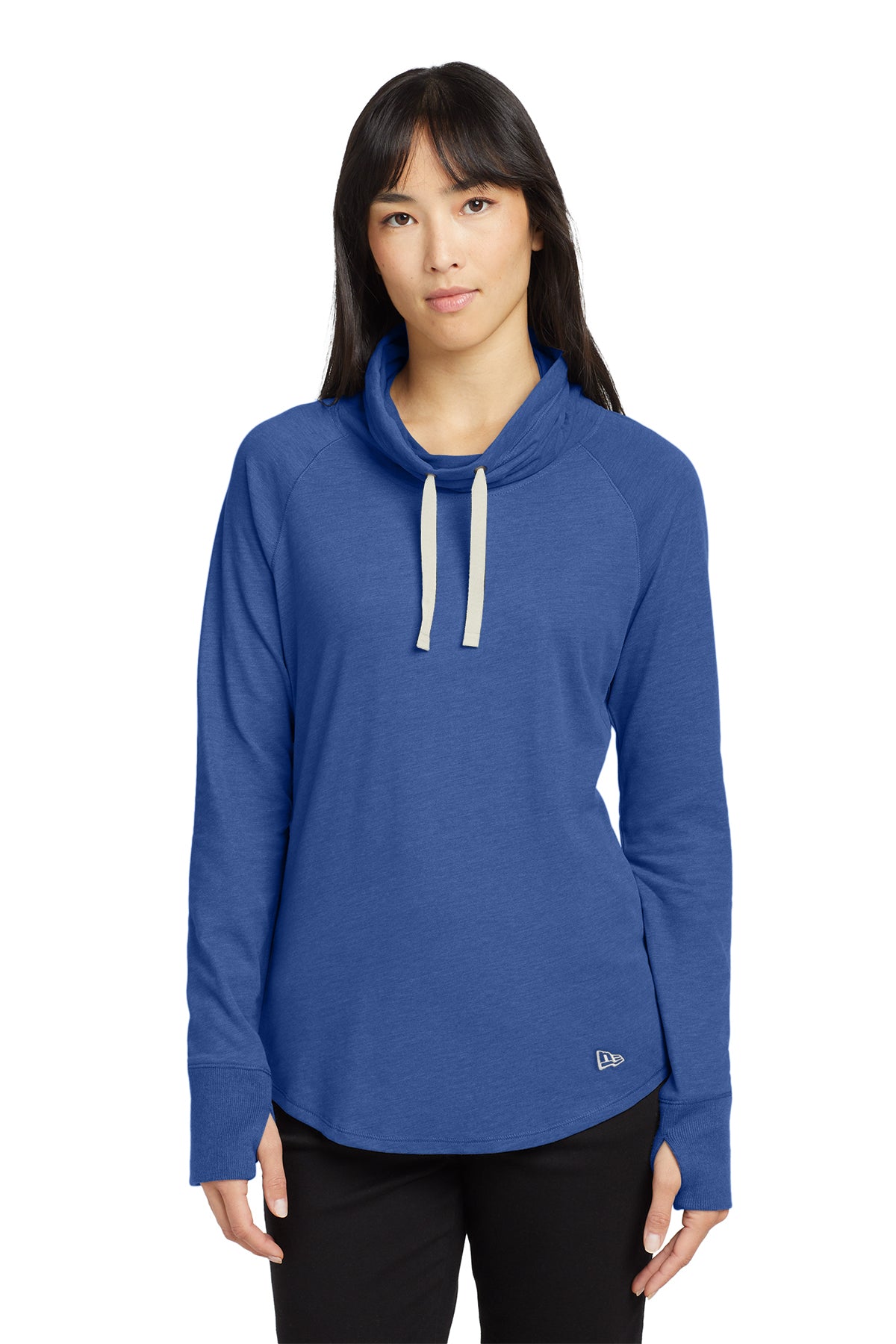 LNEA123 New Era® Women's Sueded Cotton Blend Cowl Tee