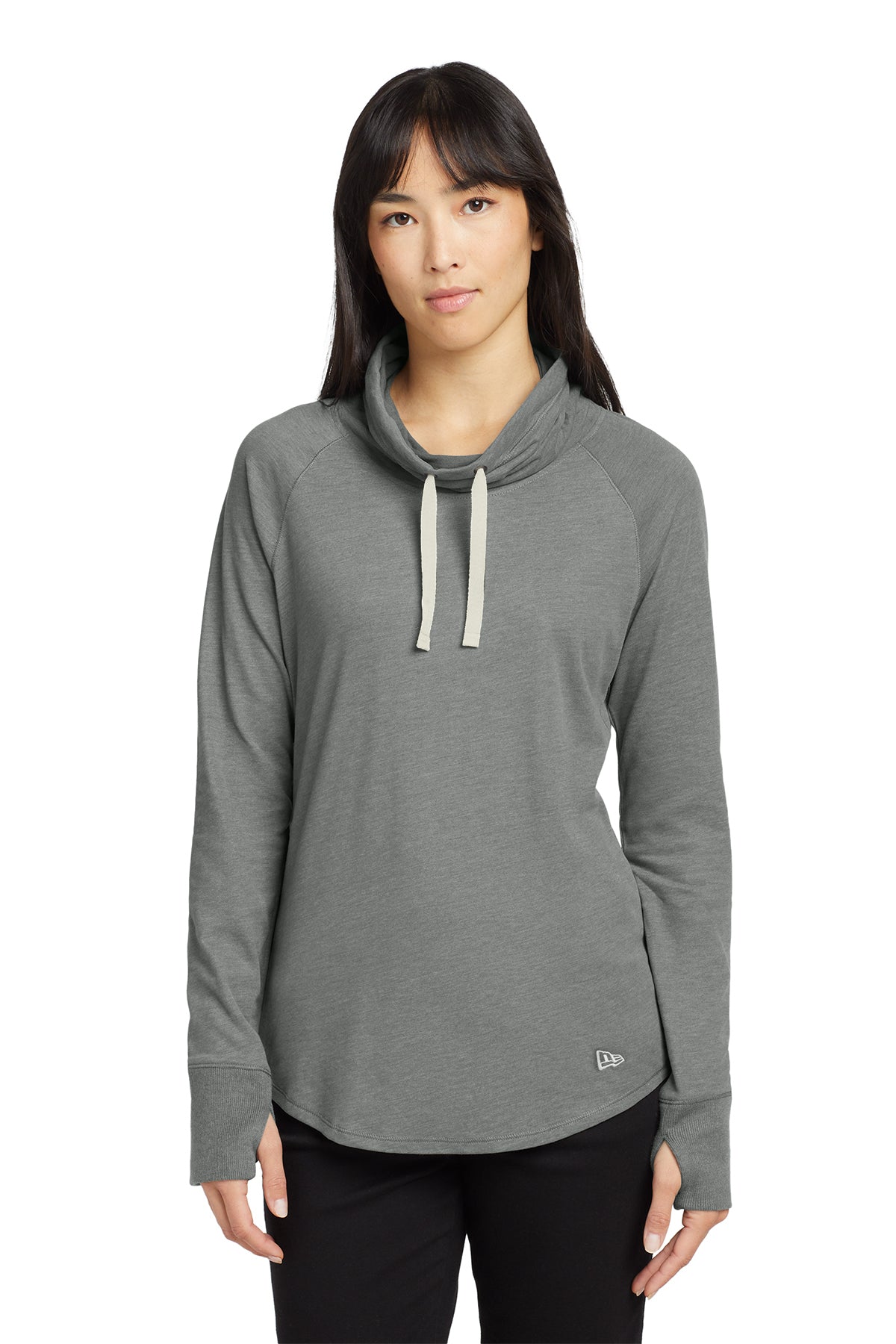 LNEA123 New Era® Women's Sueded Cotton Blend Cowl Tee