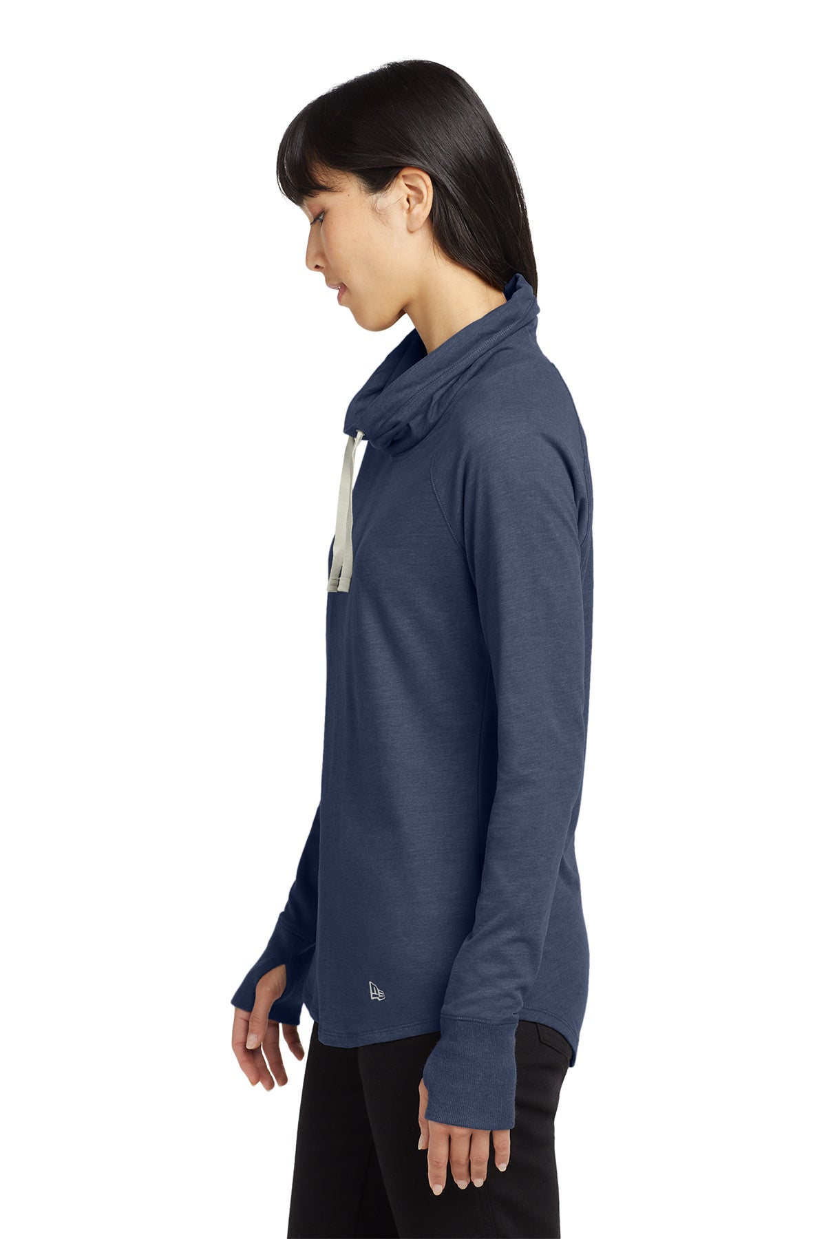 LNEA123 New Era® Women's Sueded Cotton Blend Cowl Tee