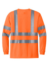CornerStone® - ANSI 107 Class 3 Long Sleeve Snag-Resistant Reflective T-Shirt | CS409 - The Lemon Print & Design Studio 