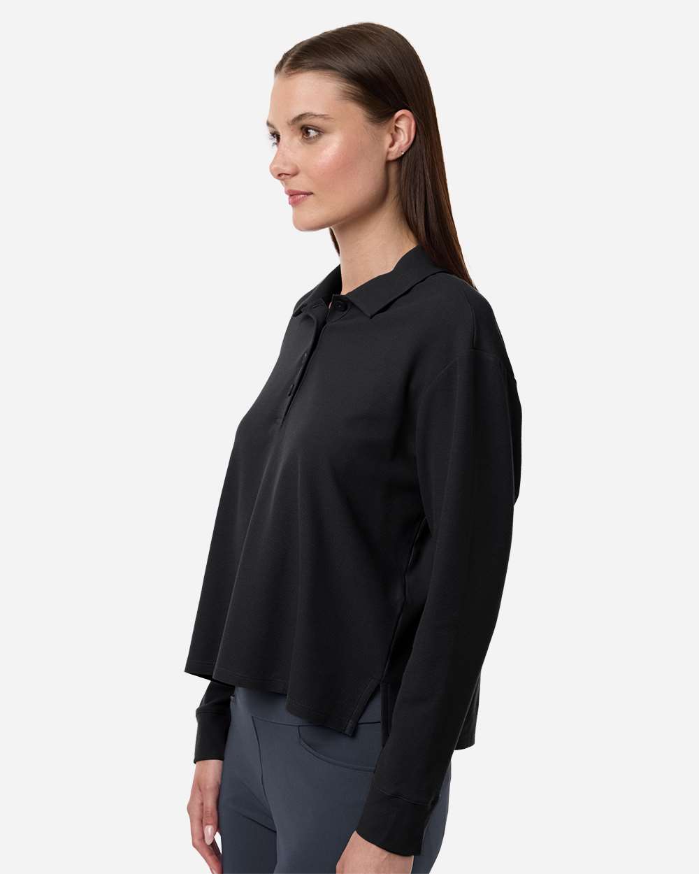 Adidas Women's Beyond Long Sleeve Loose Polo A1008