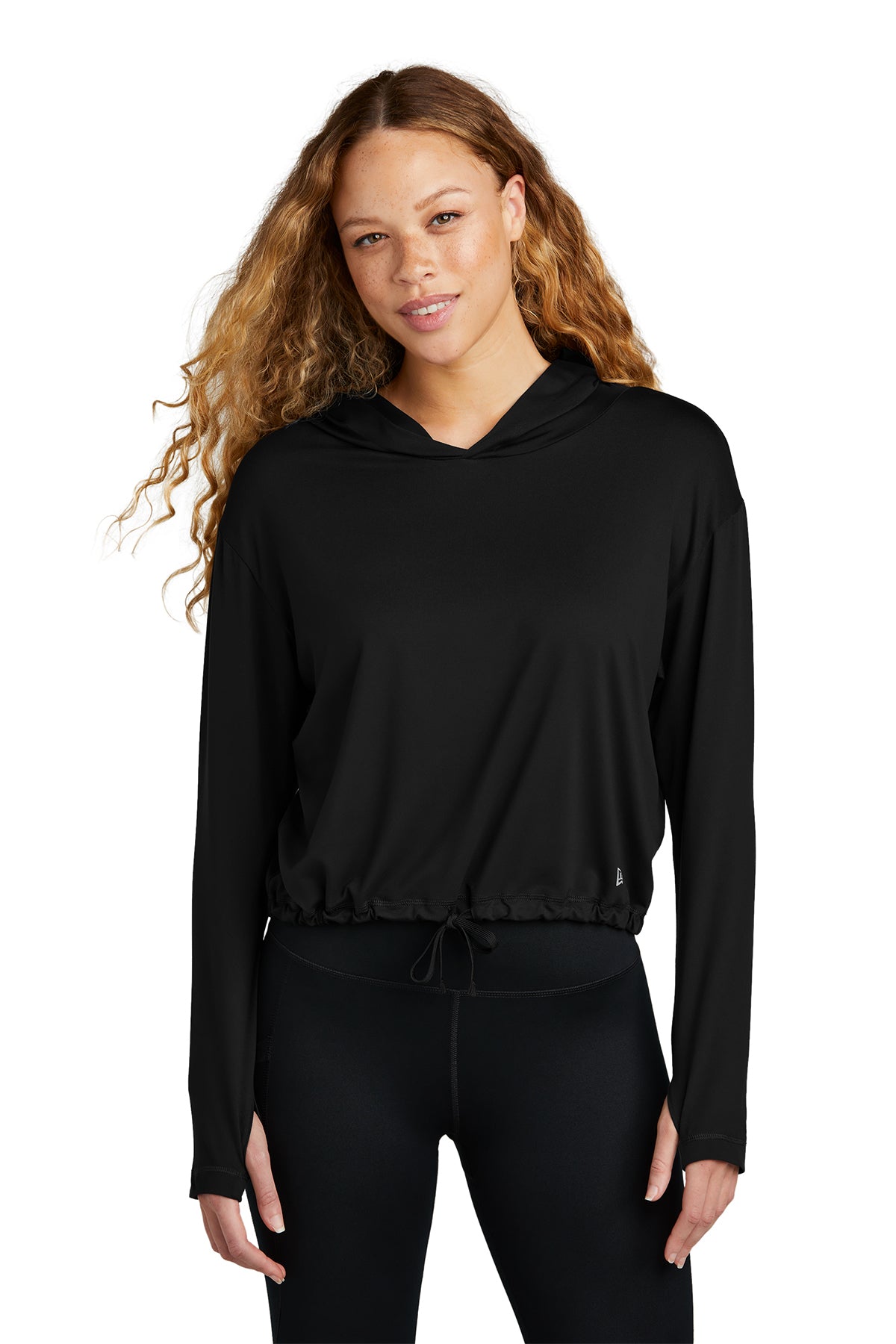 LNEA229 New Era® Women's Power Long Sleeve Hoodie
