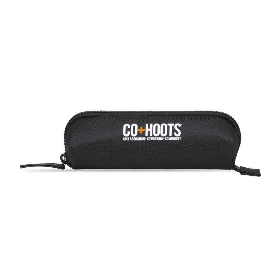 Mobile Office Pouch - Black | Custom Branded | Lemon Print