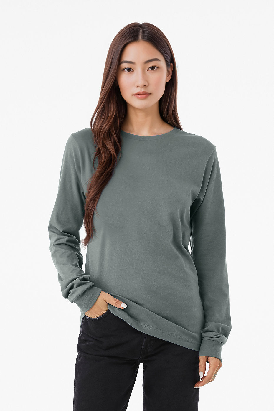 3501 Bella + Canvas Unisex Jersey Long-Sleeve T-Shirt - The Lemon Print & Design Studio 