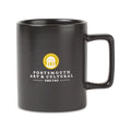 Soleil Ceramic Mug - 12 oz. - Matte Black | Custom Branded | Lemon Print