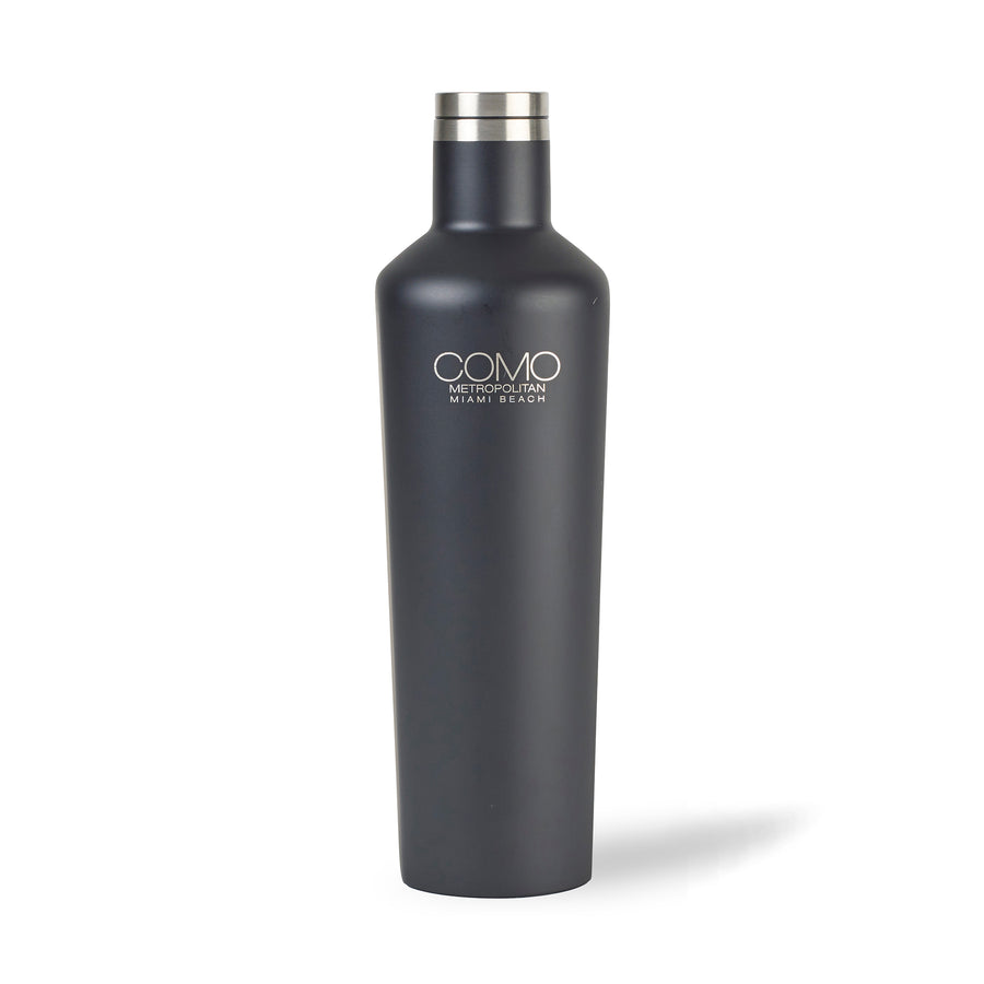 CORKCICLE® Canteen - 25 Oz. - Matte Black | Custom Branded | Lemon Print