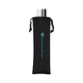 Aviana™ Juniper Reusable Tritan Straw Set - Black | Custom Branded | Lemon Print