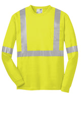 CornerStone® ANSI 107 Class 2 Long Sleeve Safety T-Shirt | CS401LS - The Lemon Print & Design Studio 
