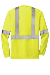 CornerStone® ANSI 107 Class 2 Long Sleeve Safety T-Shirt | CS401LS - The Lemon Print & Design Studio 