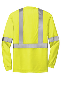 CornerStone® ANSI 107 Class 2 Long Sleeve Safety T-Shirt | CS401LS - The Lemon Print & Design Studio 