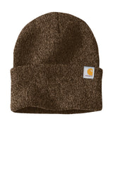 Carhartt Watch Cap 2.0 CT104597 in Dark Brown/ Sandstone