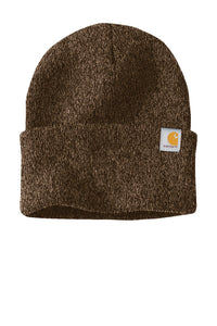 Carhartt Watch Cap 2.0 CT104597 in Dark Brown/ Sandstone