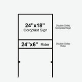 Real Estate Frame Sign