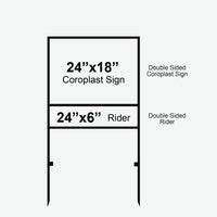 Real Estate Frame Sign