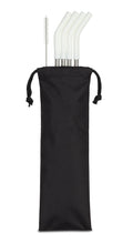 Aviana™ Poppy 4-Pack Stainless Straw Set
