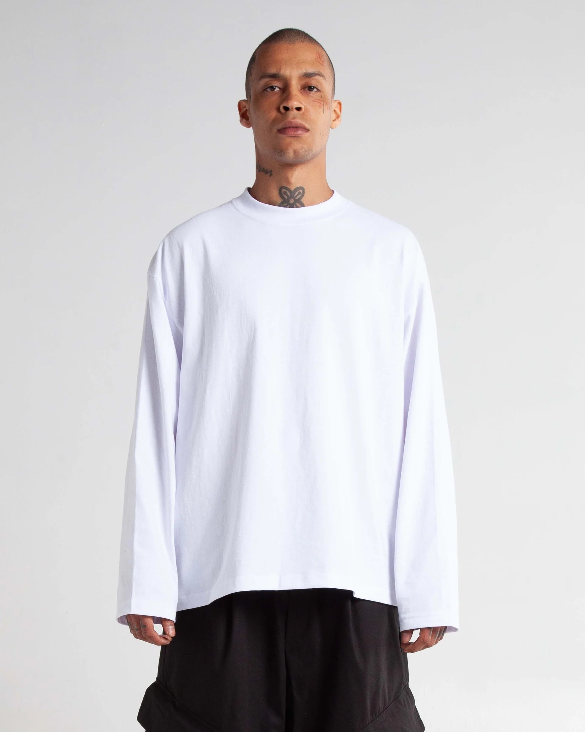 Shaka Wear Unisex Max Heavyweight Oversized Long Sleeve T-Shirt - SHMOL