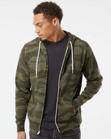 Independent Trading Co. Lightweight Full-Zip Hooded Sweatshirt | AFX90UNZ - The Lemon Print & Design Studio 