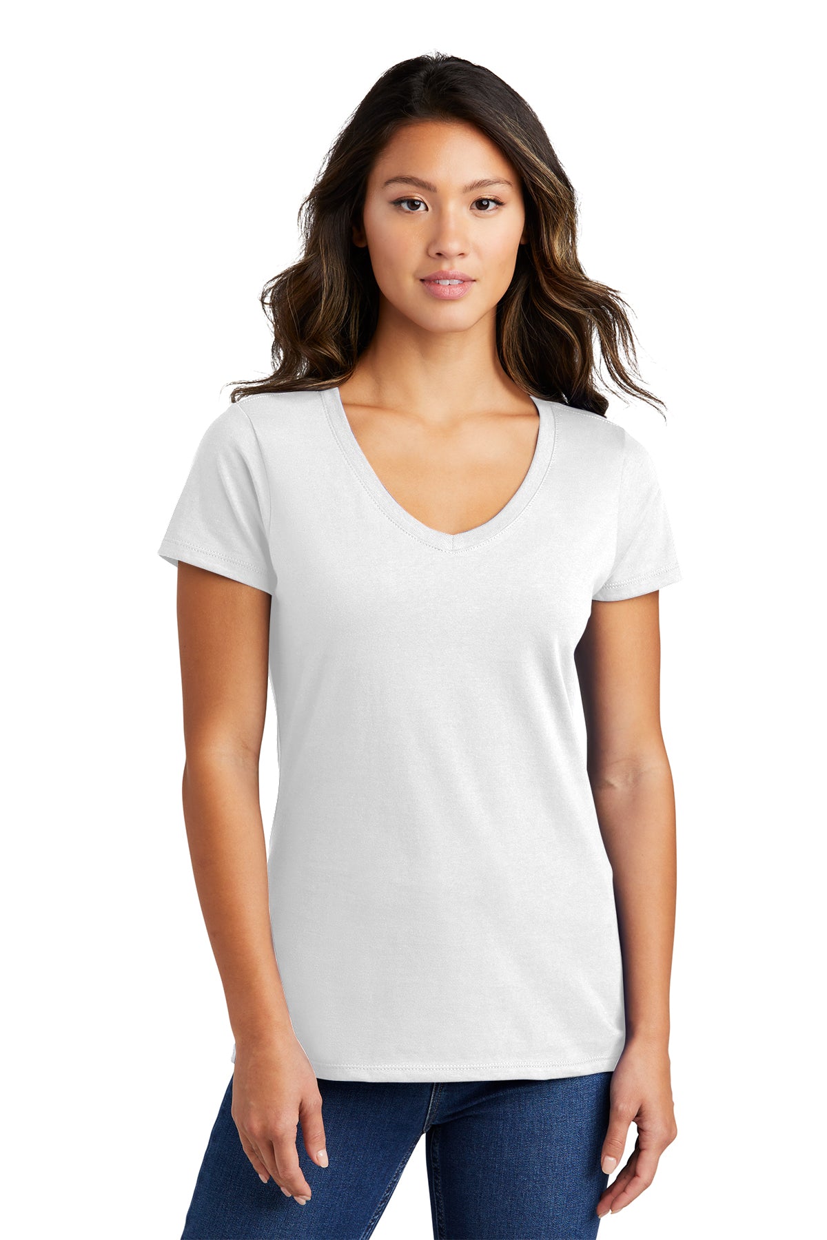 Port & Company® Women's Fan Favorite™ V-Neck Tee | LPC450V - The Lemon Print & Design Studio 