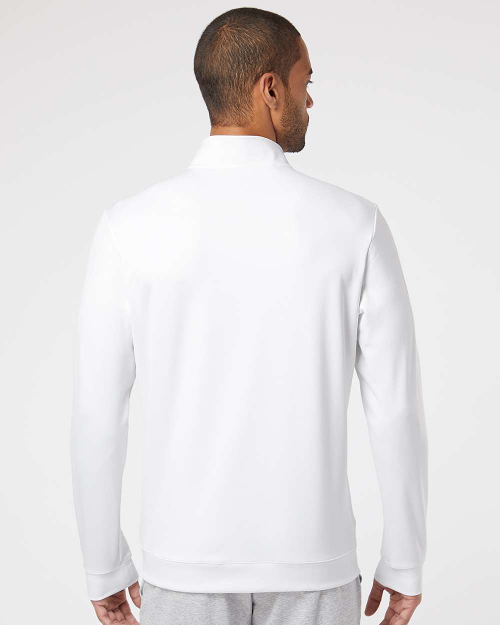 Adidas Men's Textured Quarter-Zip Pullover A295