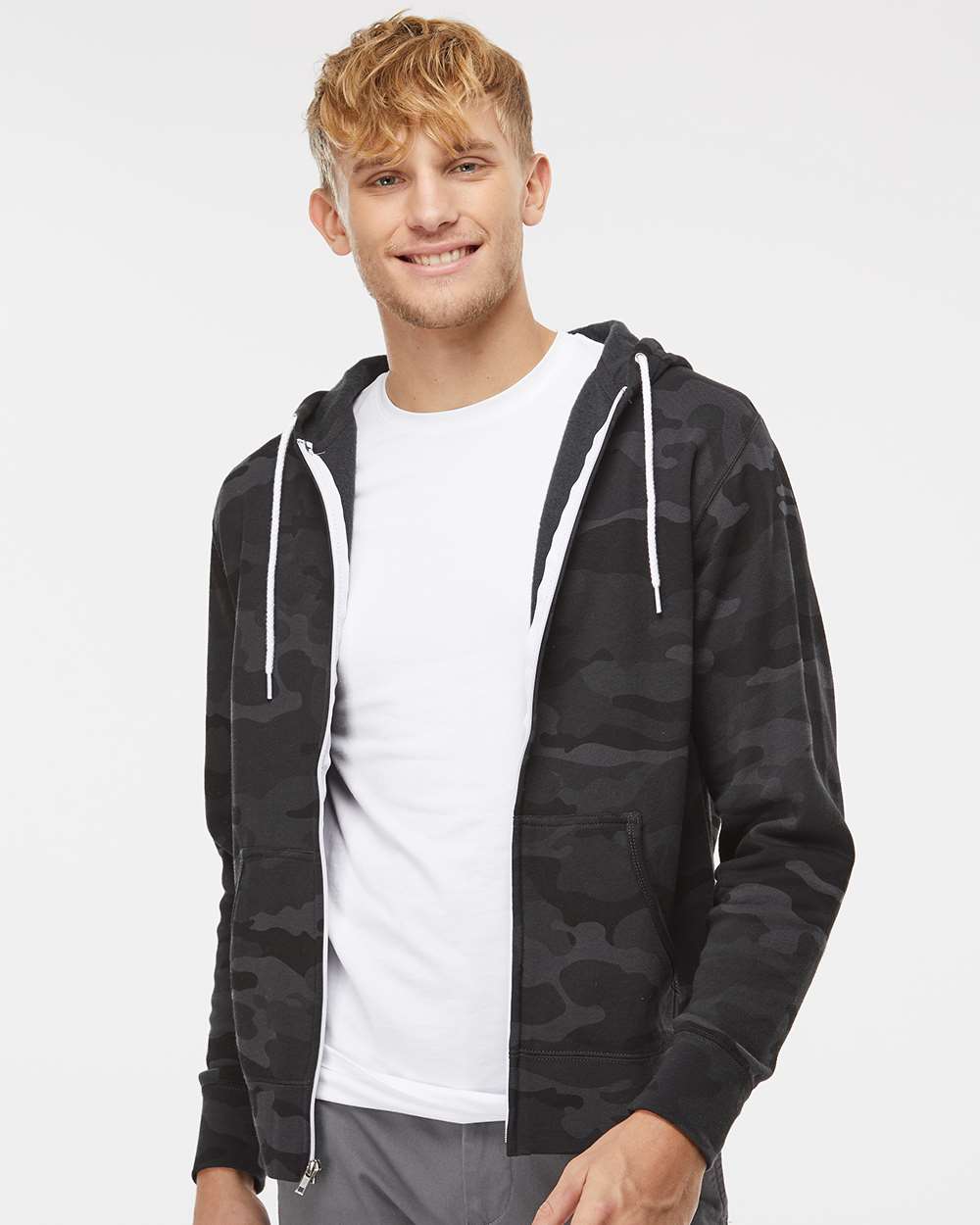 Independent Trading Co. Lightweight Full-Zip Hooded Sweatshirt | AFX90UNZ - The Lemon Print & Design Studio 
