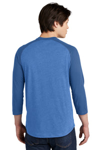 NEA104 New Era® Heritage Blend 3/4-Sleeve Baseball Raglan Tee