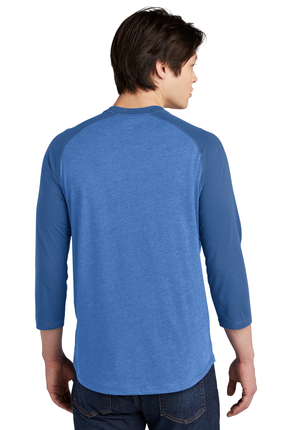 NEA104 New Era® Heritage Blend 3/4-Sleeve Baseball Raglan Tee