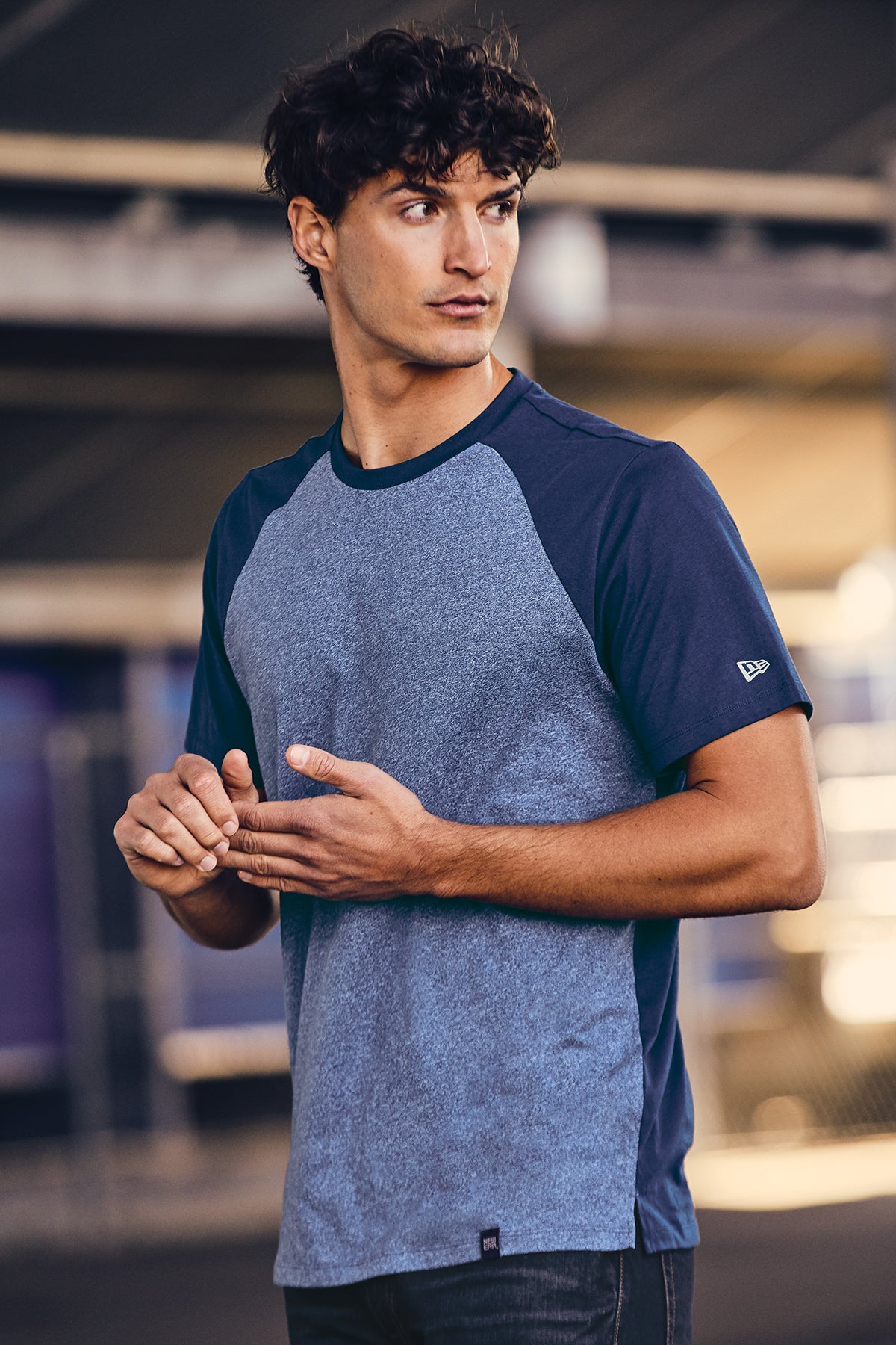 NEA107 New Era® Heritage Blend Varsity Tee