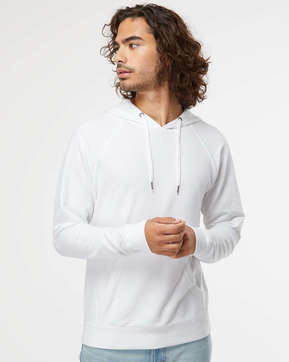 Independent Trading Co. - Unisex Lightweight Loopback Terry Hooded Pullover | SS1000 - The Lemon Print & Design Studio 