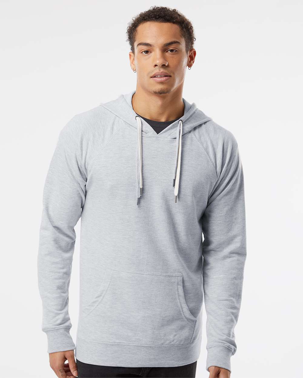 Independent Trading Co. - Unisex Lightweight Loopback Terry Hooded Pullover | SS1000 - The Lemon Print & Design Studio 