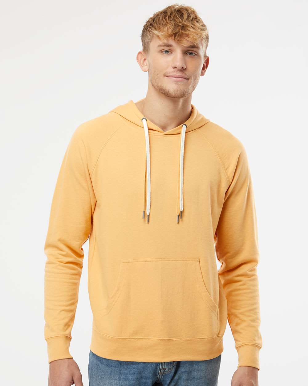 Independent Trading Co. - Unisex Lightweight Loopback Terry Hooded Pullover | SS1000 - The Lemon Print & Design Studio 