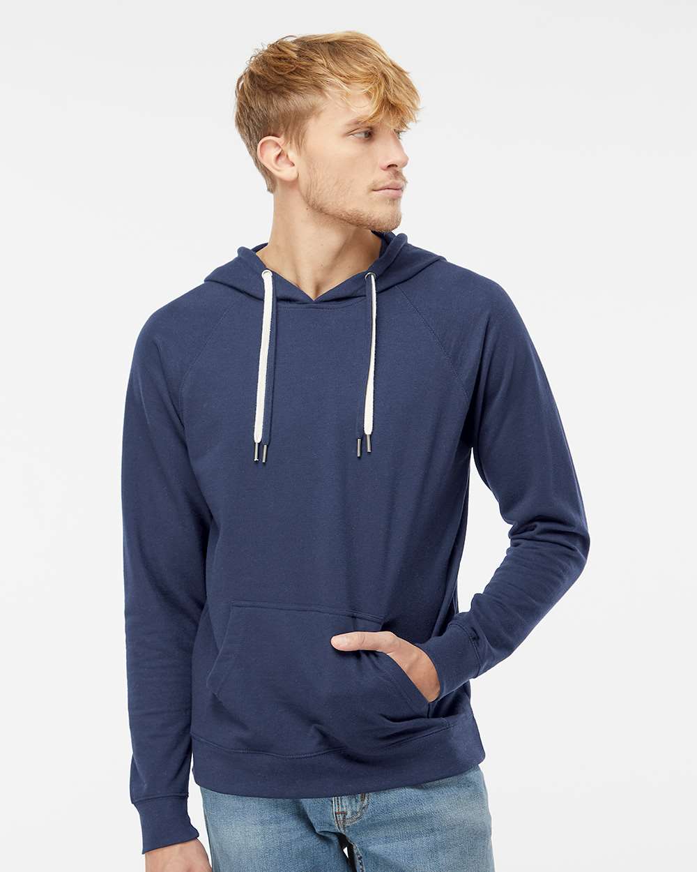 Independent Trading Co. - Unisex Lightweight Loopback Terry Hooded Pullover | SS1000 - The Lemon Print & Design Studio 