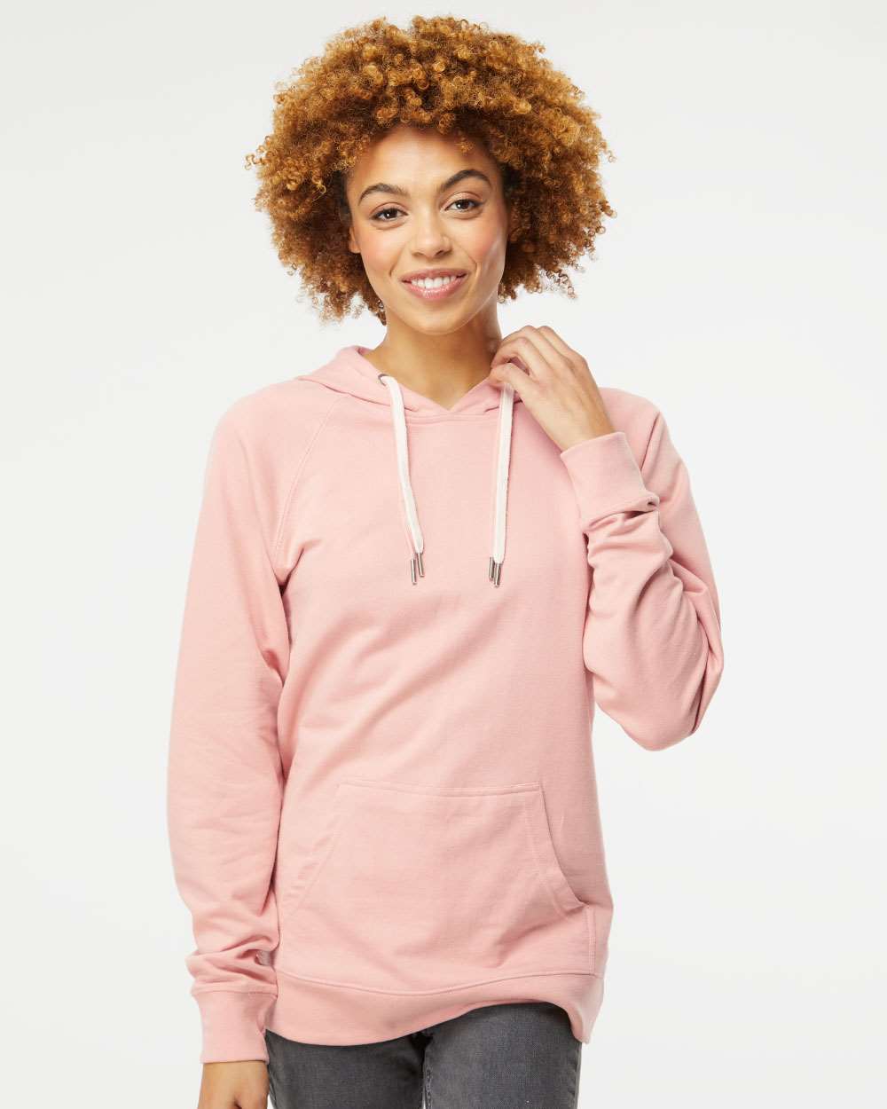 Independent Trading Co. - Unisex Lightweight Loopback Terry Hooded Pullover | SS1000 - The Lemon Print & Design Studio 